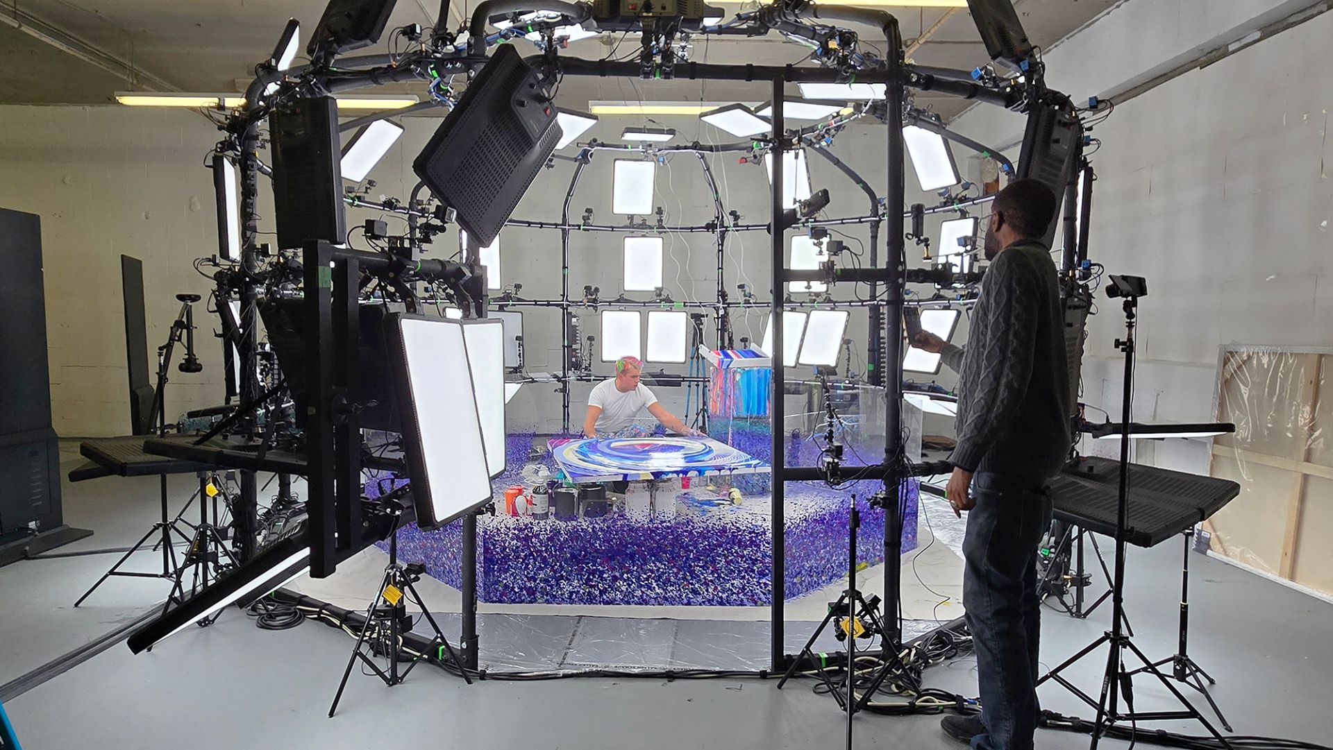 A live 4D session inside the GXR Lab dome